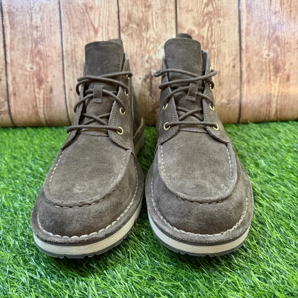 Timberland Westmore Mid Lace Chukka Boot Mens 9.5 Canteen Suede Moc Toe